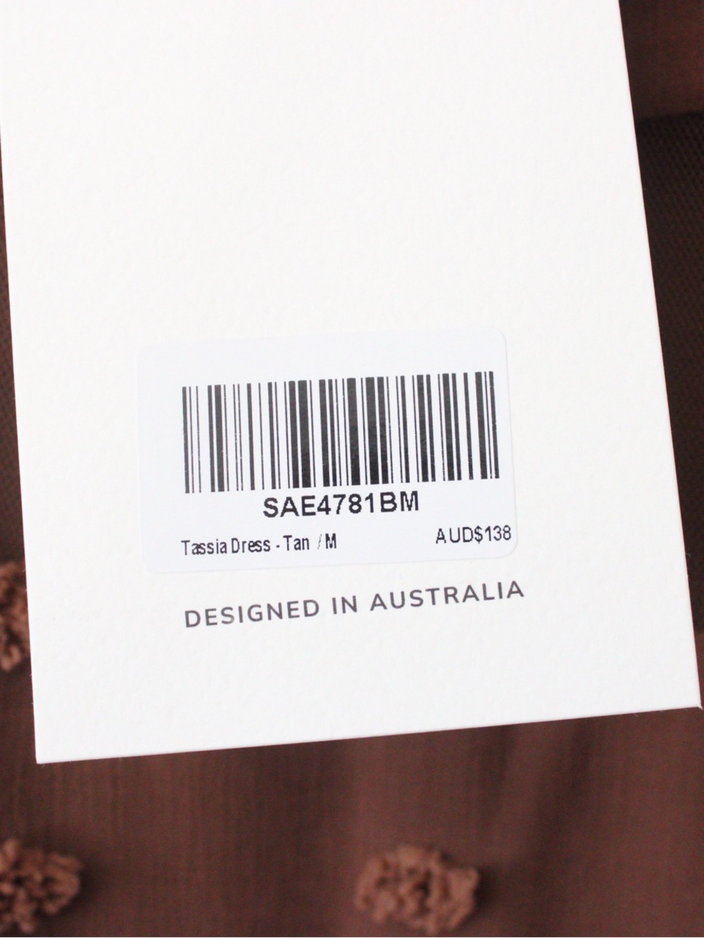 Sabo Tassia Tan Dress - Picture 7 of 9